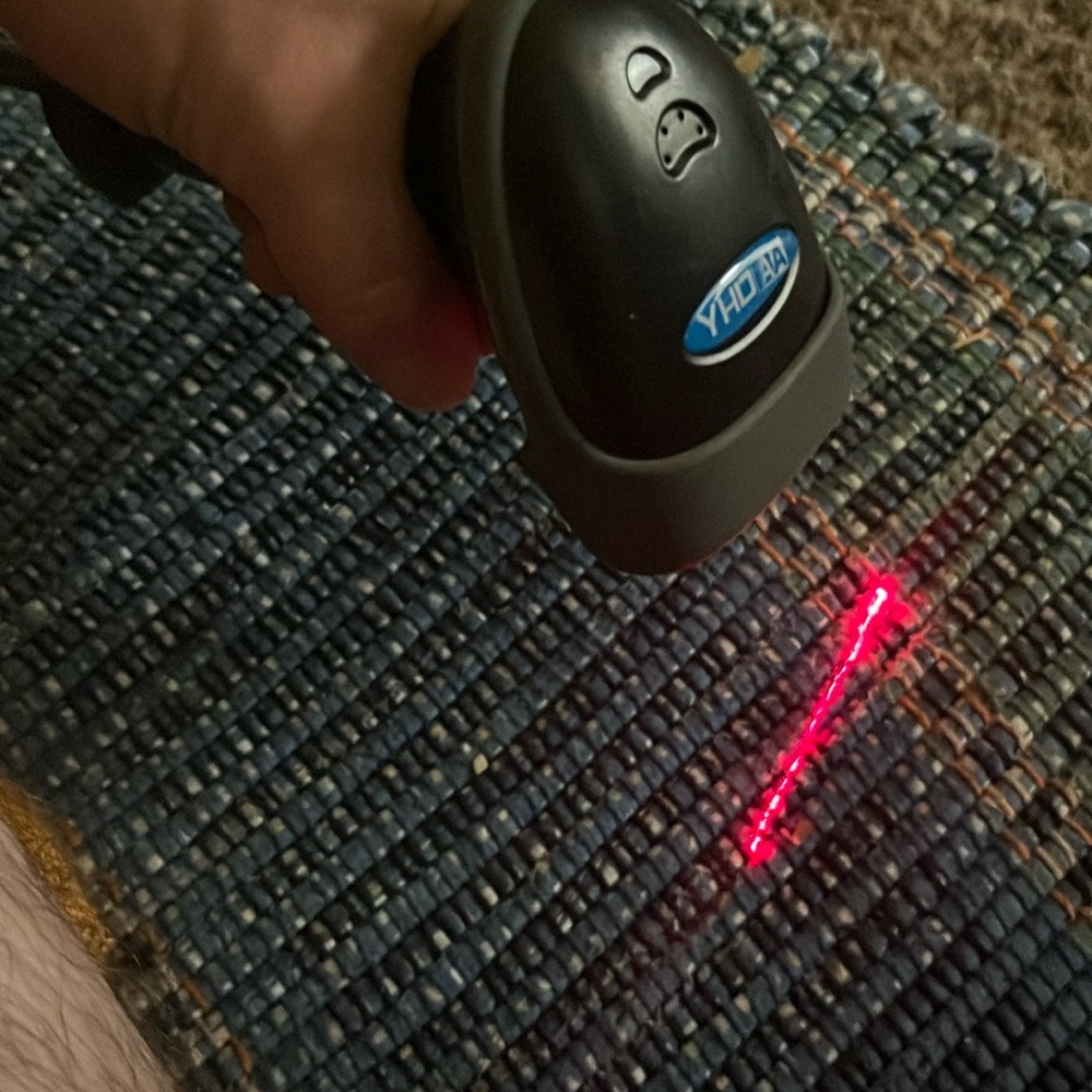 Handheld USB Laser Barcode Scanner - Picture 1 of 4